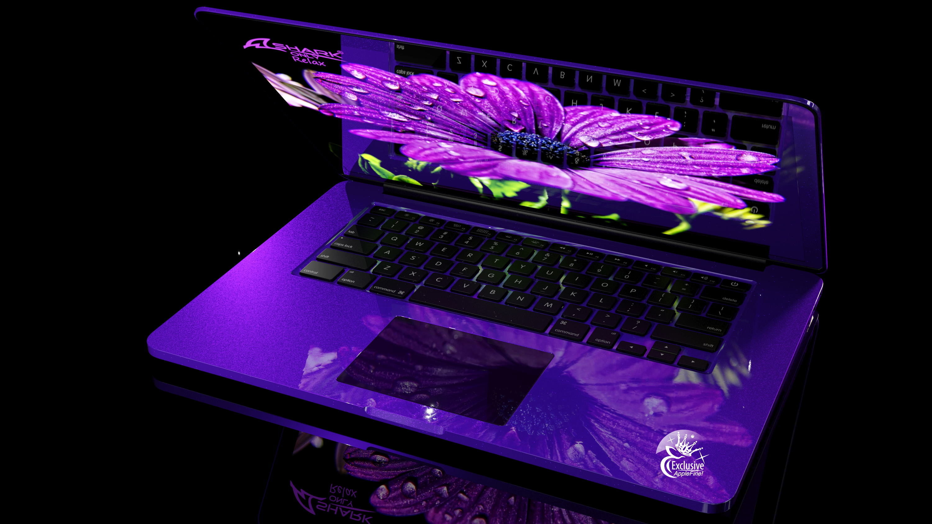 Эксклюзивный MacBook Pro Relax Violet Fon